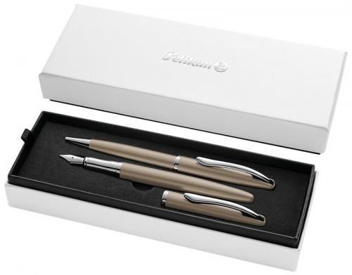 Pióro + długopis JAZZ Noble Elegance Taupe etui  Pelikan / 400198412 Hamelin